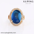 14590 China factory direct wholesale jewelry ring, 18 carat royal diamond zircon finger gold ring